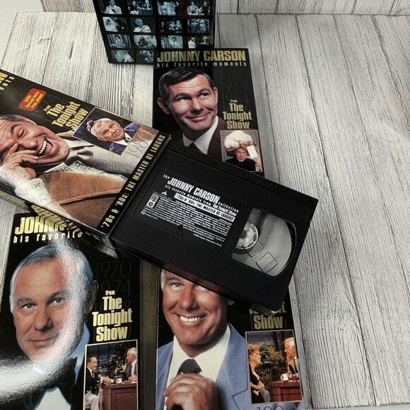 Johnny Carson The Final Show‎ Collection His Favorite Moments (VHS, 4 Tapes) - Picture 10 of 11